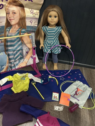 American Girl GOTY McKenna Doll with Clothing AND Additional Gymnastics Set