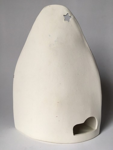 Laughing lanterns artist K Beswick candle holder chalk skyline Pittsburgh city