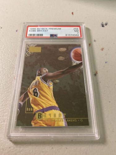 1996 Skybox premium Basketball #55 Kobe Bryant Rookie RC Psa