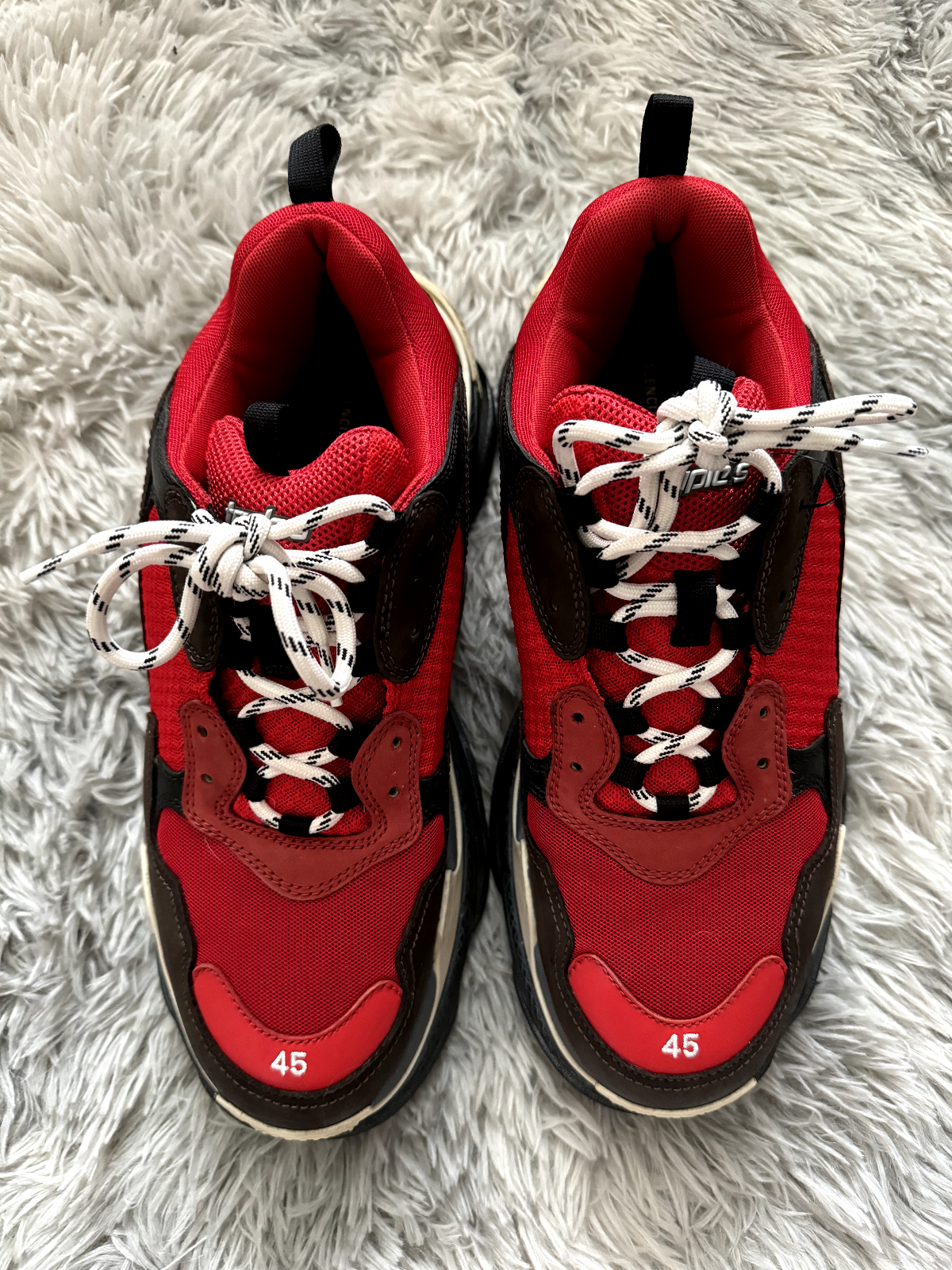 Size 12 - Balenciaga Triple S Black/ Red/ White | eBay display picture 3