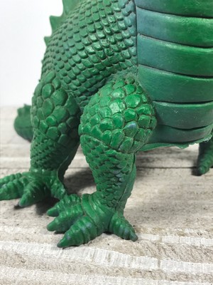 1980's Vtg Two-Headed Imperial Rubber Dragon Toy