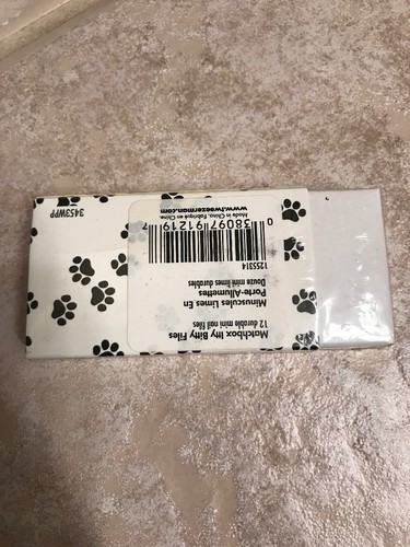 Tweezerman Matchbox Itty Bitty Files Dog Paw Footprint