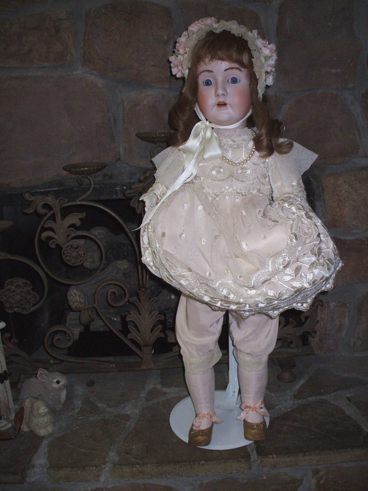 LARGE ANTIQUE German  KESTNER 196 CHILD DOLL with Antique Clothing!