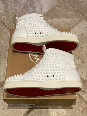 christian louboutin white sneakers