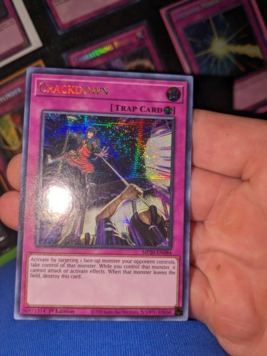 Yugioh Crackdown MP20-EN084 Secret Rare 1st Ed NM | eBay