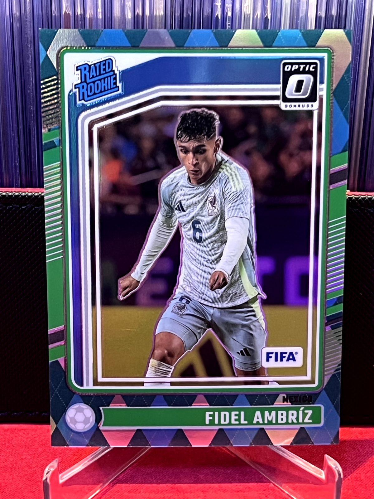 2024-25 Donruss Optic FIDEL AMBRIZ SP Argyle Prizm RC MEXICO