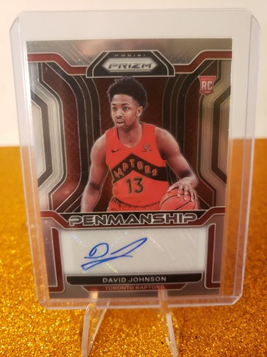【本物新品保証】 NBA Prizm 2021-22 Johnson David PENMANSHIP #RP Auto Rookie その他