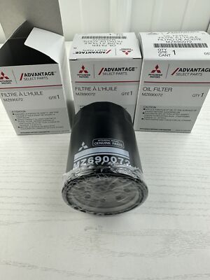 3 Pack New Genuine Mitsubishi OEM Engine Oil Filter MZ690072