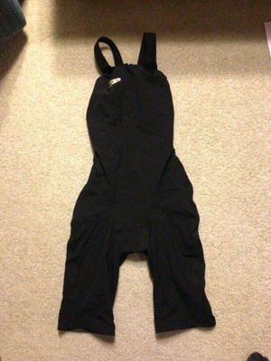speedo women's lzr racer elite 2 comfort strap kneeskin tech suit swimsuit