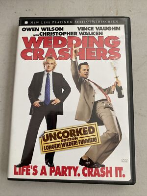 Wedding Crashers (DVD, 2005, Widescreen Unrated) EUC