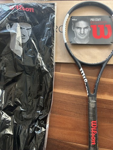 wilson - ウィルソン　pro staff RF97 New Wilson Pro Staff RF97 v13 Roger Federer Autograph 4 1/2