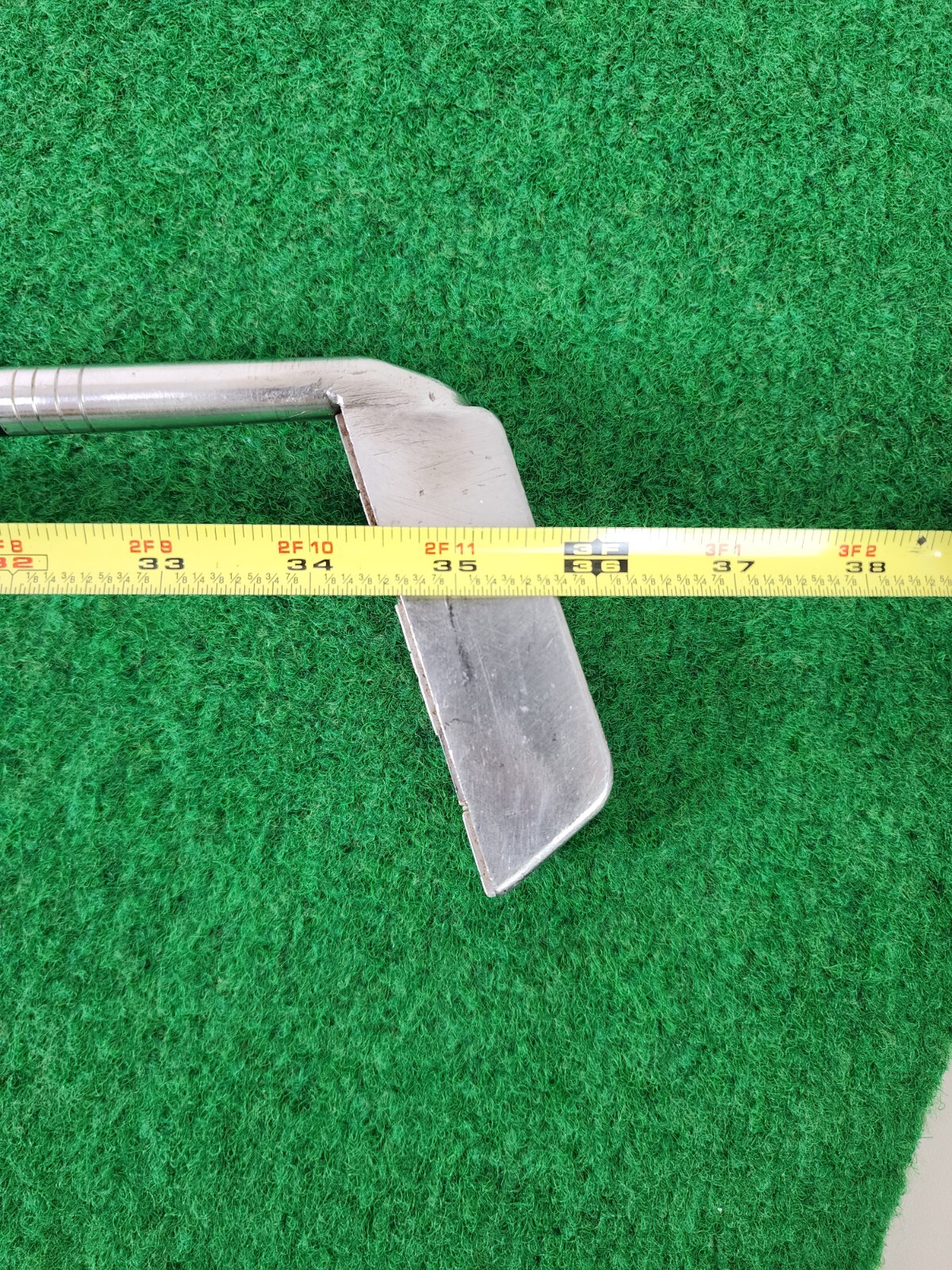 Vintage 1978 Wilson Spellout Putter HTF Right Hand Steel Shaft 35.5" Golf Club