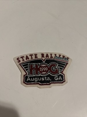 Vintage 1999 Harley Oweners Group State Rallies Augusta Ga With Augusta Ga Pin