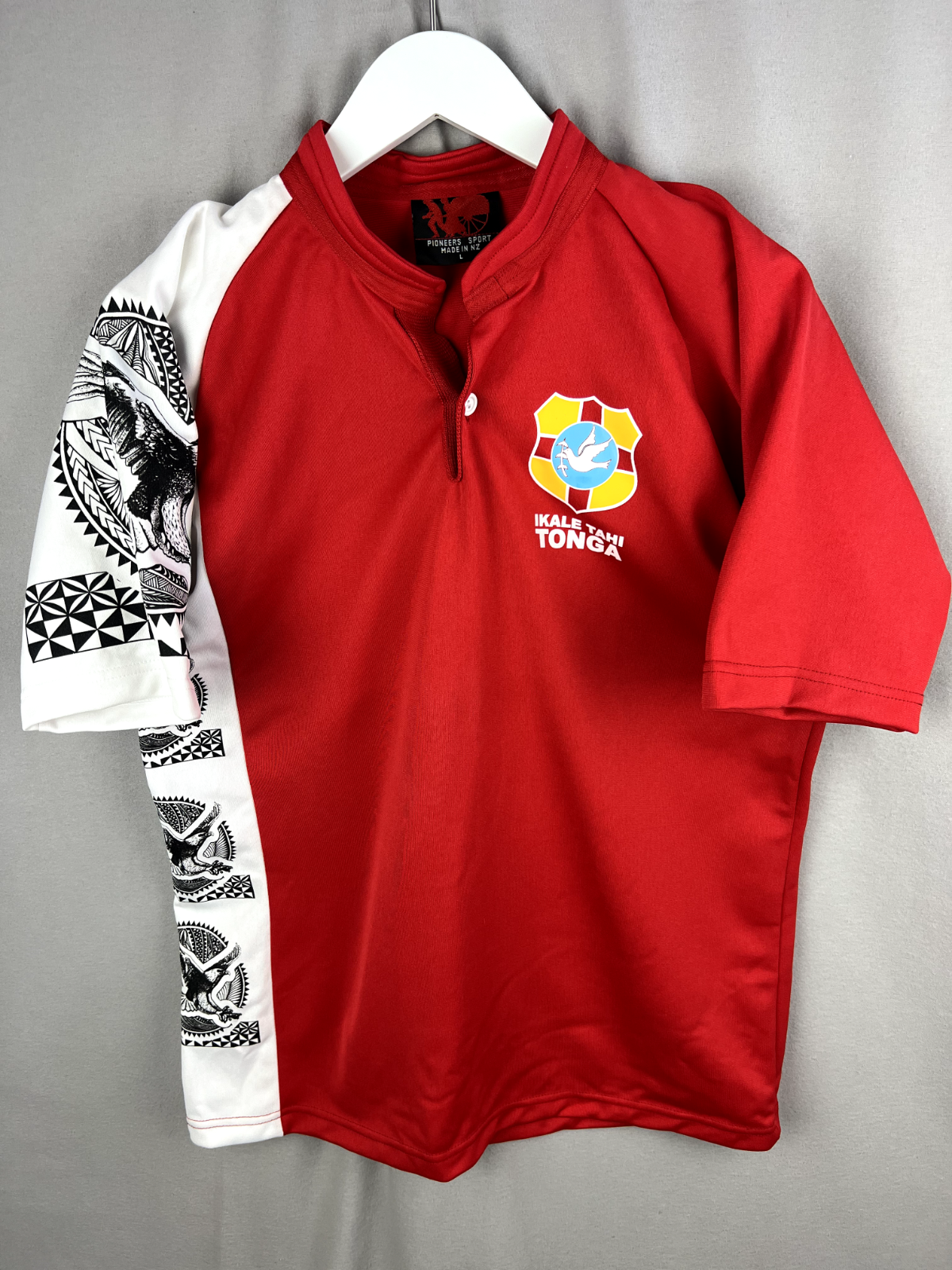 Camiseta deportiva de rugby Tonga vintage para hombre grande
