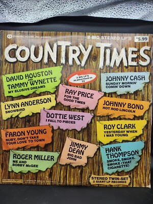 Dynamic House Inc Presents Country Times LP Album Vinyl Various Artist 1970