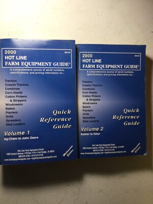 Hot Line Year 2000 Edition Equipment Pricing Manual 2 Volume Set
