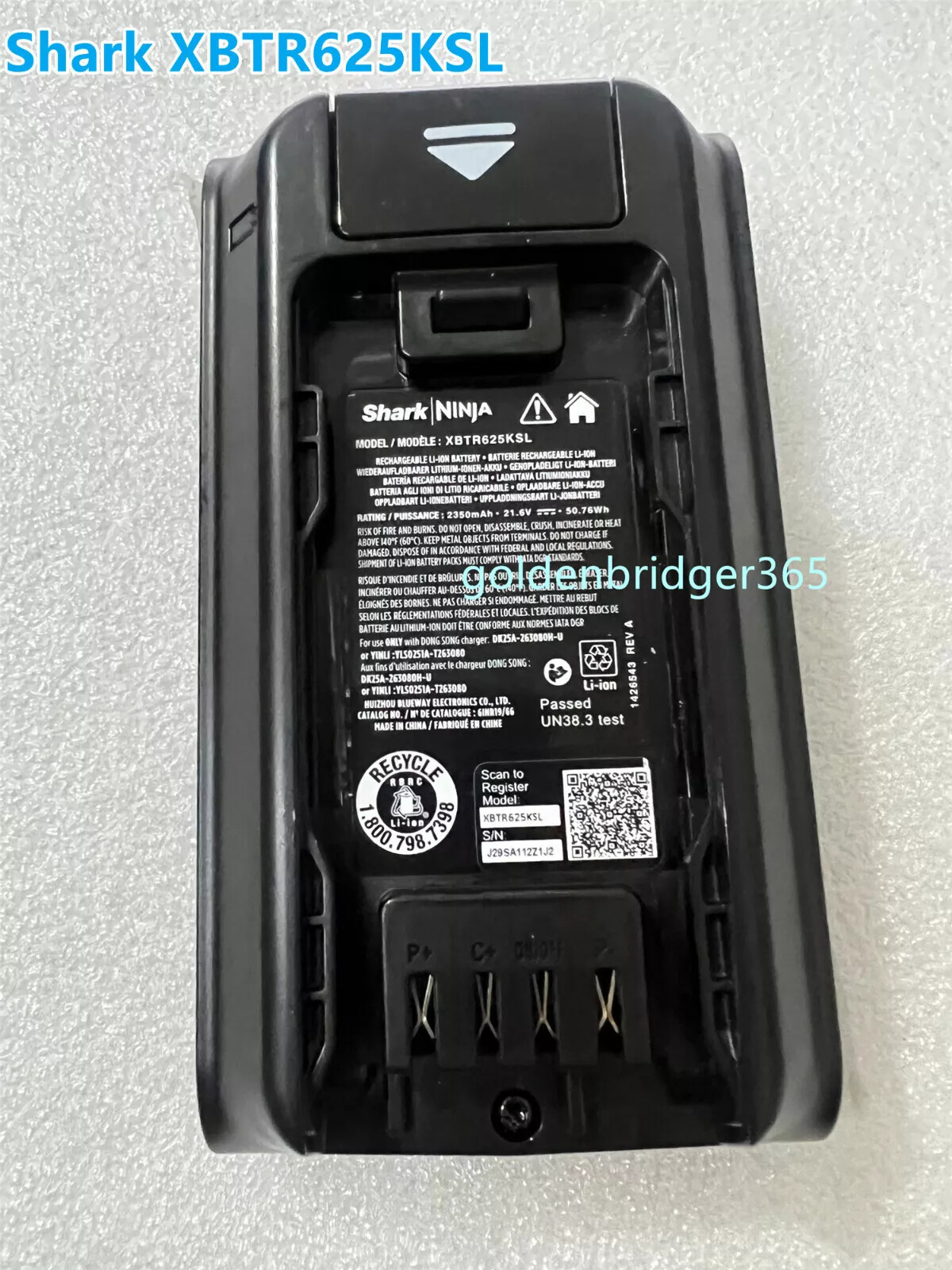 掃除機 21.6V 2350mAh/50.76Wh バッテリー。互換品 Shark