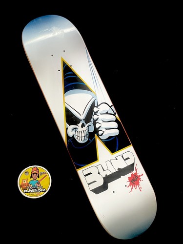 RARE Blind Vintage Ultraviolence Reaper Triangle Skateboard Deck World Mid