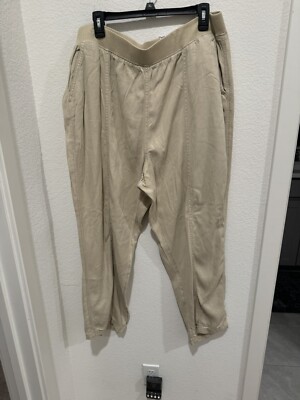 Somona Tapered Crop Pants Women's Plus Size 1X New