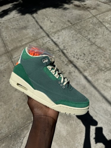 Pre-owned Jordan Size 5.5w 6.5w 7w-nina Chanel Abney X Air  3 Retro Sp Bicoastal W In Green