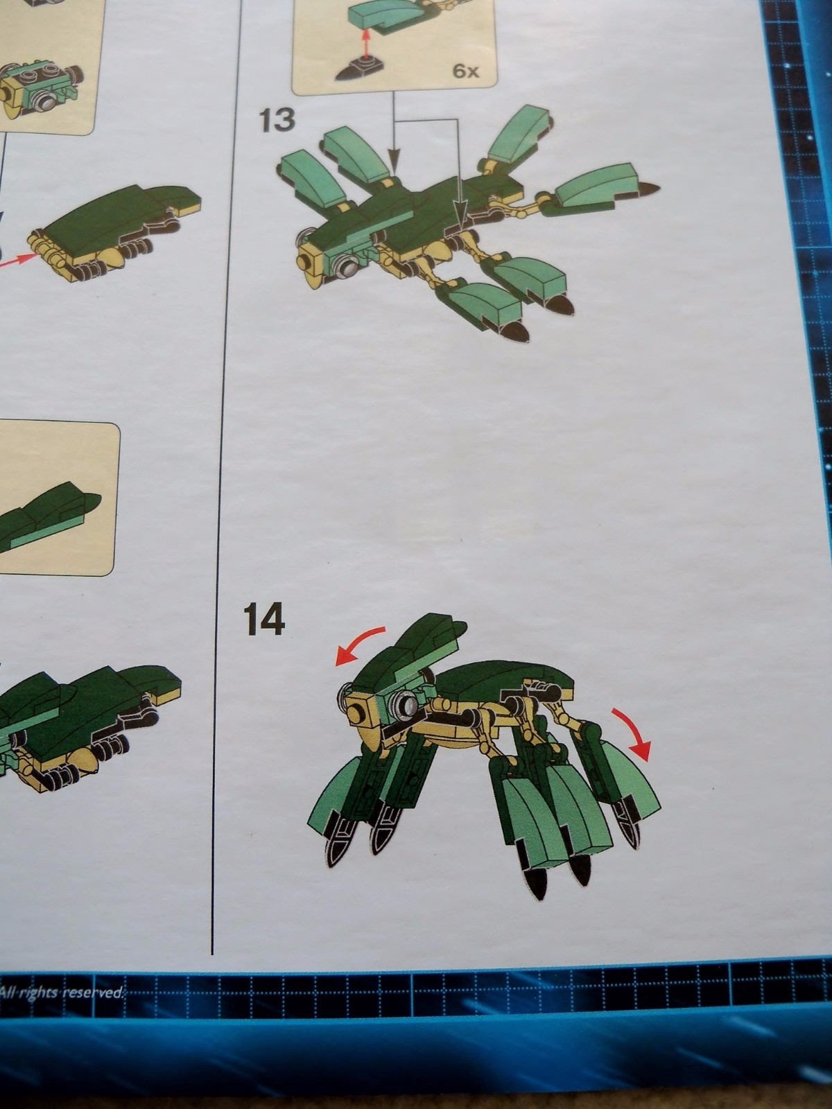 LEGO Star Wars - Rare - 911612 Acklay Foil Pack w/ Instructions/Poster/Magazine