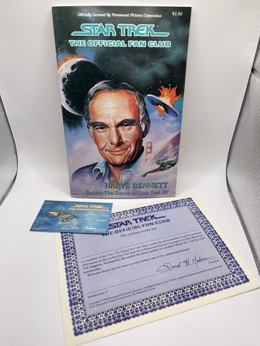 Star Trek The Official Fan Club Magazine #55 1987 + Member