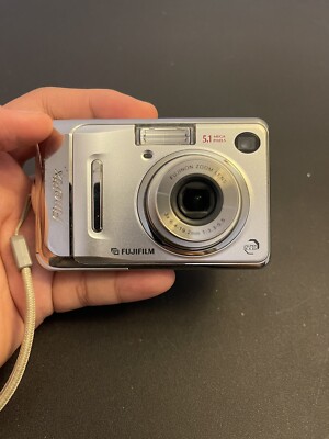 Fujifilm FinePix A Series A500 5.1MP Digital Camera - Silver Tested Works