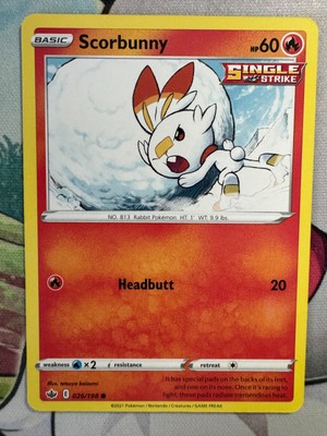 Scorbunny Non Holo English Pokemon TCG BKB454