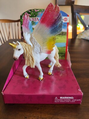 NEW Schleich Bayala 70576 Winged Rainbow Unicorn Horse Foal Brand New