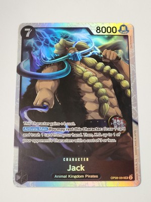 Jack OP08-084 (Super Rare) Two Legends ONE PIECE Card Near Mint English