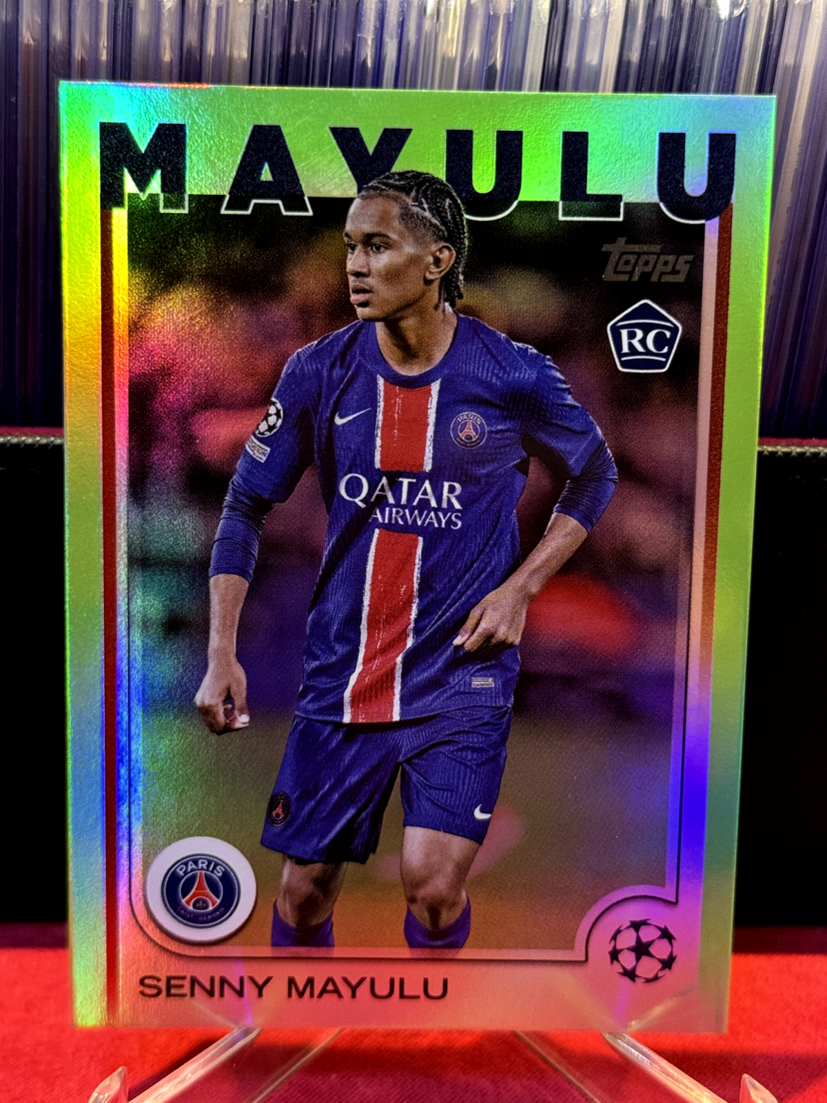 ハンニバル メイブリ Topps UCL RC パラレル PSA 10 2022 Topps UEFA Champion's League - Hannibal Mejbri Rookie