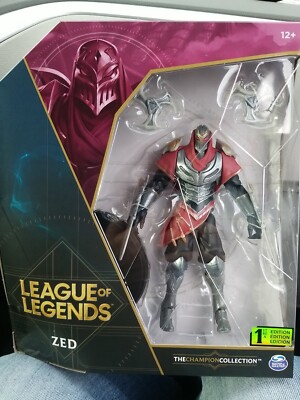 League of Legends The Champion Collection Zed 6'' Action Figure 1st Edition New
