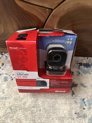 Microsoft LifeCam VX-800 USB WebCam Model 1407 Video Calling Built In Microphone