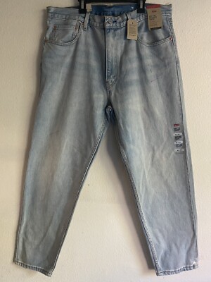 Levi's 550 92' Jeans Mens 36x30 Relaxed Taper Denim Distressed Retro Paint
