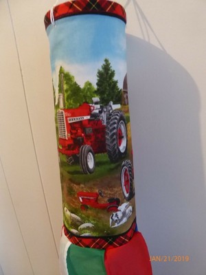 Windsock - Handmade - International Harvester Tractor - McCormick Farmall - Barn