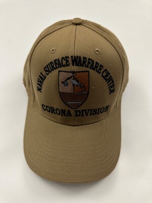 The Corps Naval Surface Warfare Center Corona Logo Beige Baseball Cap One Size