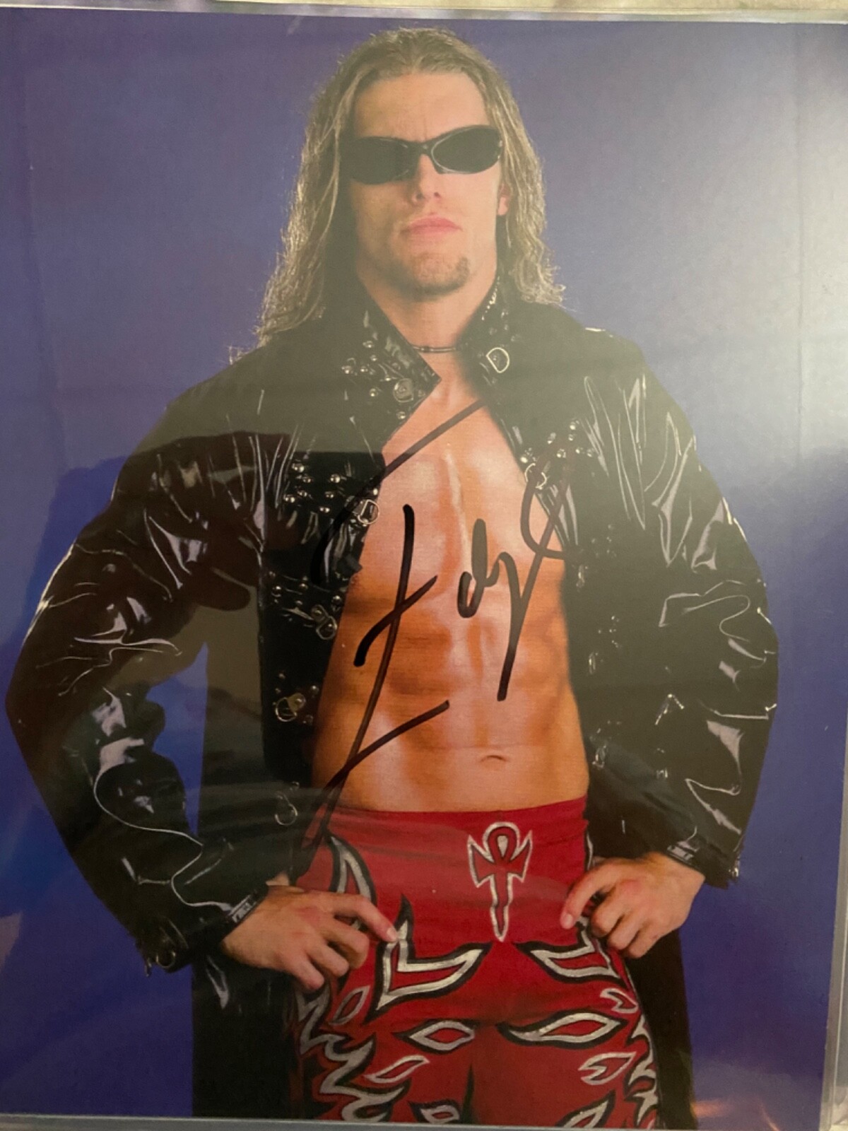 WWE EDGE エッジ 直筆サインカード AUTOGRAPH WWE Edge Autographed Signature card sheet (photo quality), 9