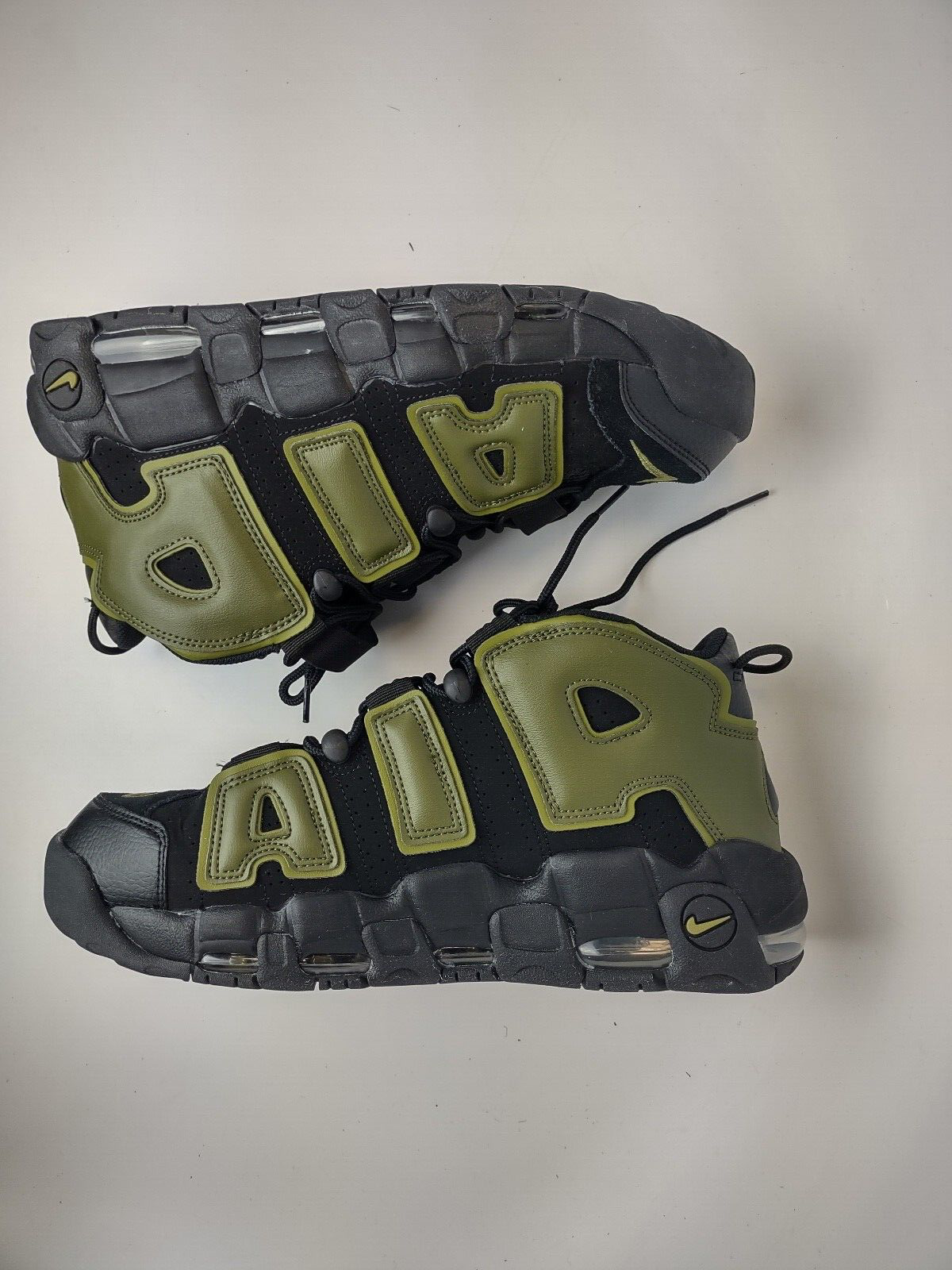 

Черные кроссовки Nike Air More Uptempo 96 Rough Green Orange DH8011-001, мужские 11, Черный, Nike Air More Uptempo '96