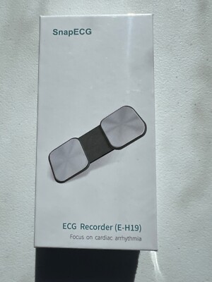 SnapECG ECG Recorder E-H19 for cardiac arrhythmia - NEW SEALED