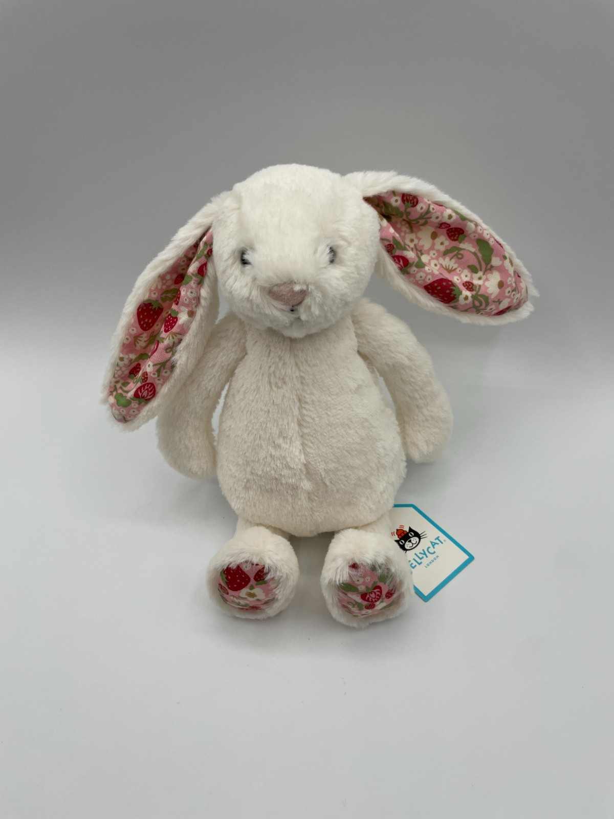NEW Jellycat Blossom Cream Bunny Berry Small 8