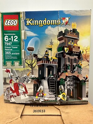 LEGO Castle, 7947  Prison Tower Rescue, New and Factory Sealed, BOX Damaged