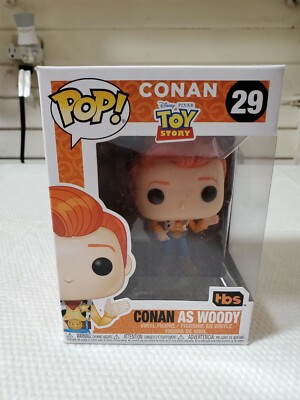 Funko Pop! TBS Conan As Woody #29 Disney Toy Story 