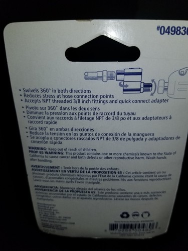 3/8 inch Swivel Air Fitting