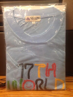 1991 World Jamboree blue T-shirt Korea MIP NRFP made in Korea Size 105 US Large