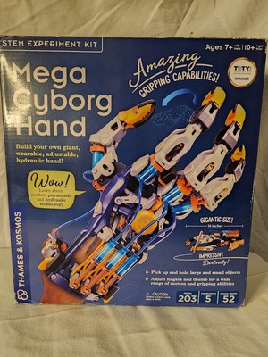 Thames And Kosmos Mega Cyborg Hand STEM Experiment Kit Hydraulic Brand New 