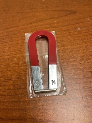SHINCO Magnet, Horseshoe Steel 100mm single RED