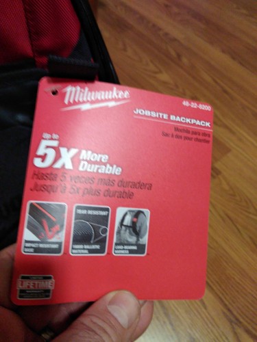 Milwaukee 48-22-8200 jobsite backpack