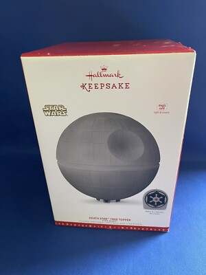 Hallmark   Star Wars Death Star  Christmas Tree Topper  2016 Brand New
