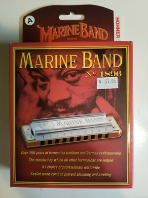 Hohner Marine band A major diatonic harmonica 