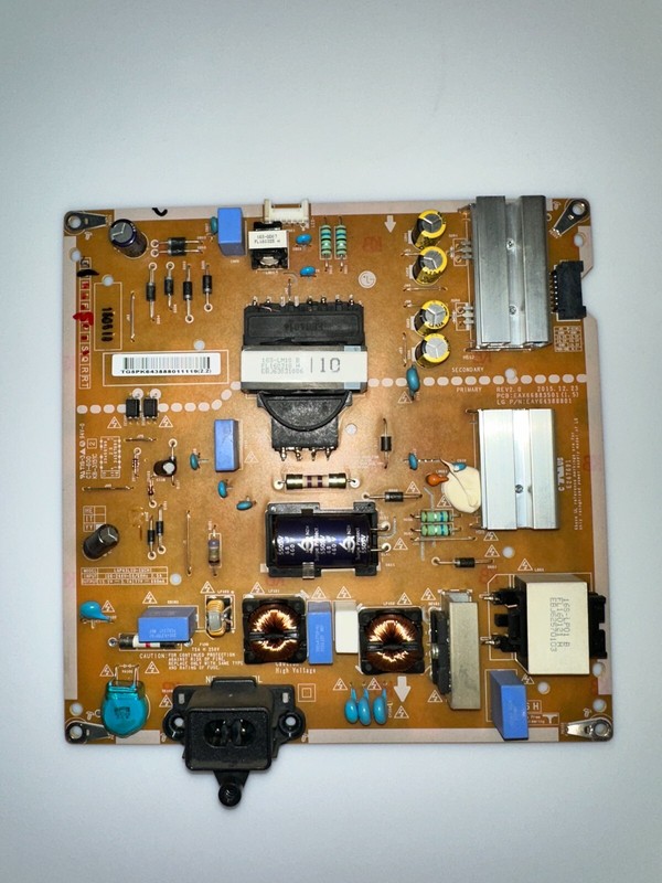 Carte Alimentation Tv Lg 43uh610v (Eax66883501 (1.5) ) Tested